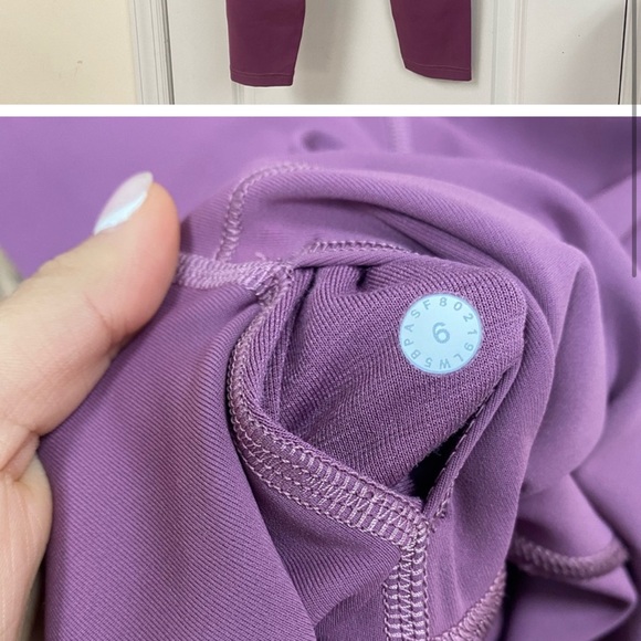 Lululemon purple leggings - Picture 3 of 6